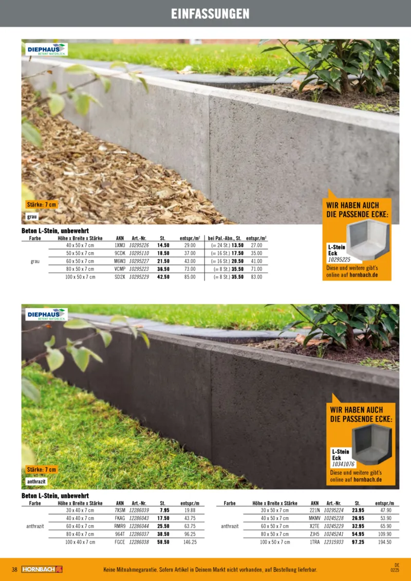 Hornbach Prospekt vom 01.01.2025, Seite 38