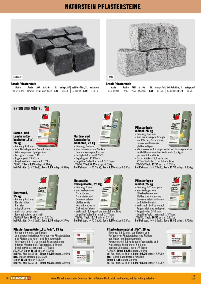 Hornbach Prospekt vom 01.01.2025, Seite 66