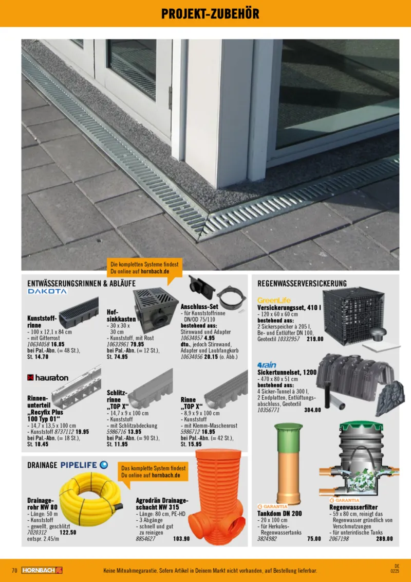 Hornbach Prospekt vom 01.01.2025, Seite 70