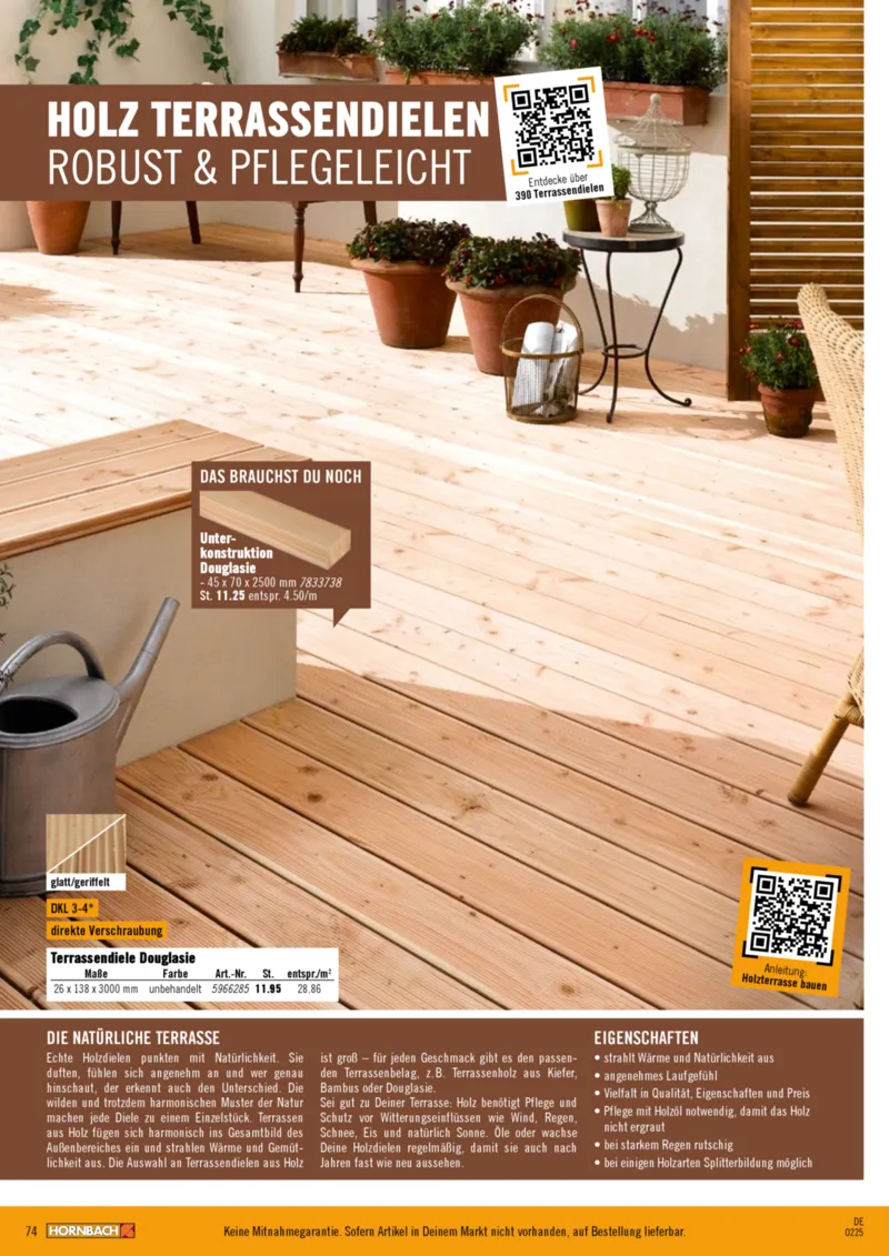 Hornbach Prospekt vom 01.01.2025, Seite 74