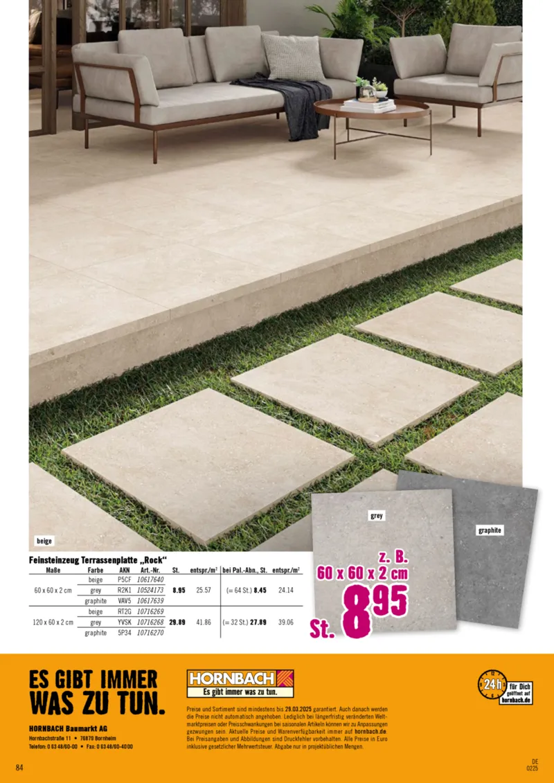 Hornbach Prospekt vom 01.01.2025, Seite 84