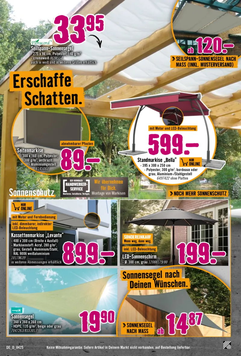 Hornbach Prospekt vom 10.04.2025, Seite 16