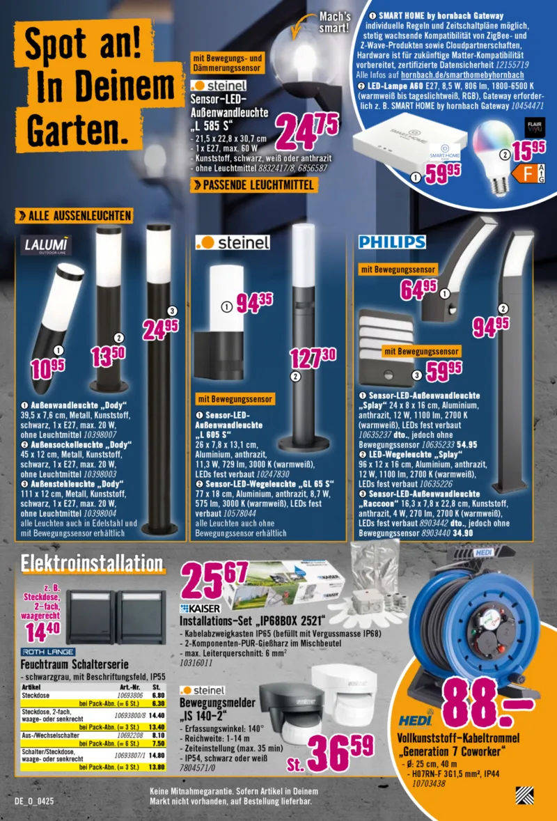 Hornbach Prospekt vom 10.04.2025, Seite 20