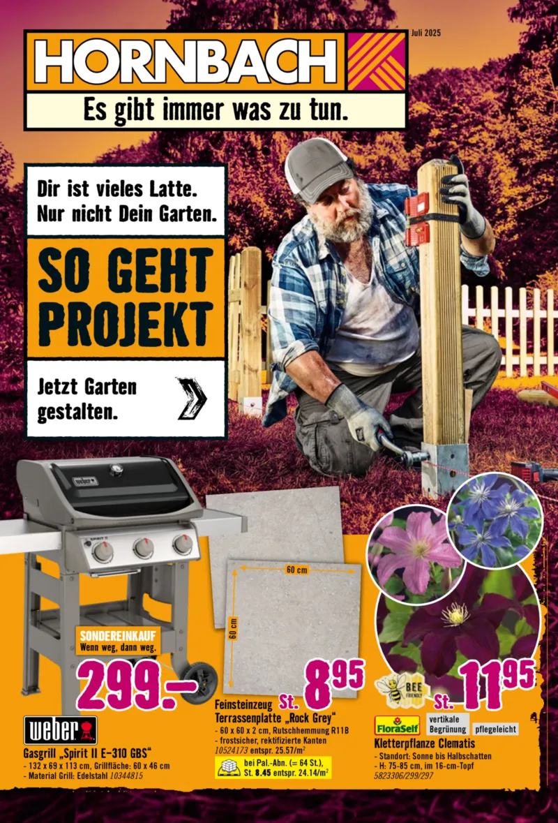 Hornbach Prospekt vom 27.06.2025, Seite 1