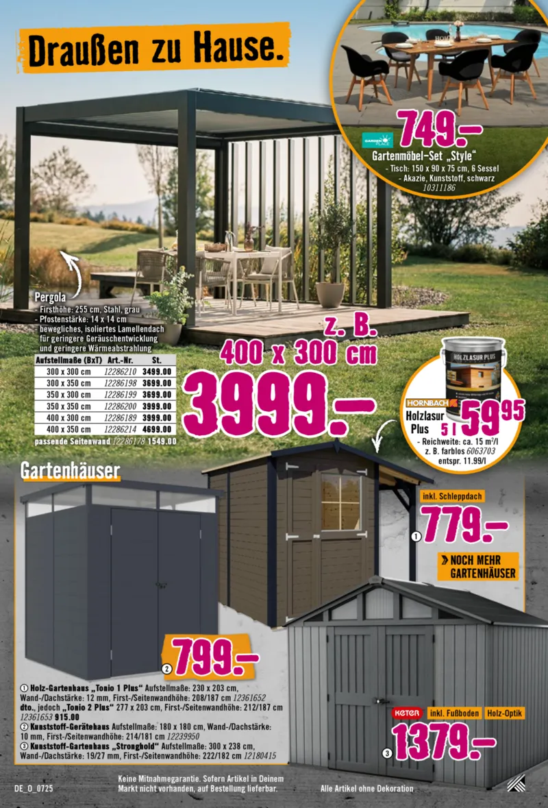 Hornbach Prospekt vom 27.06.2025, Seite 10