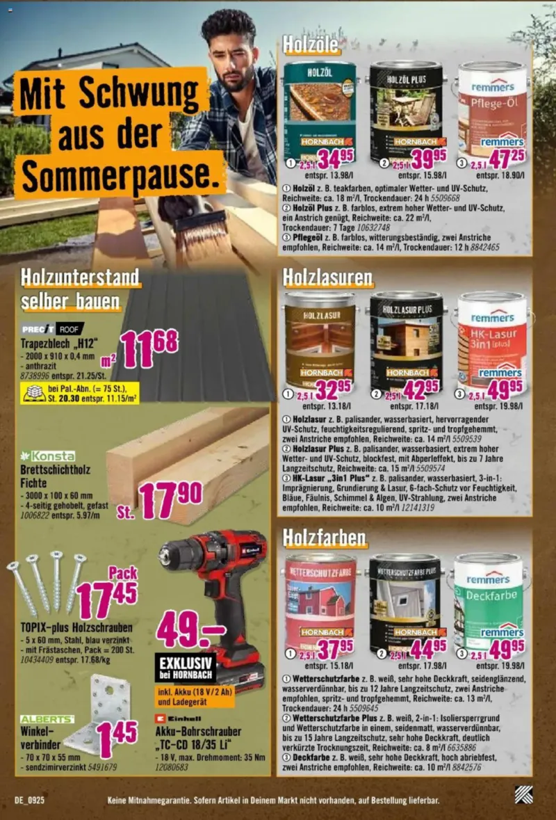 Hornbach Prospekt vom 08.09.2025, Seite 13