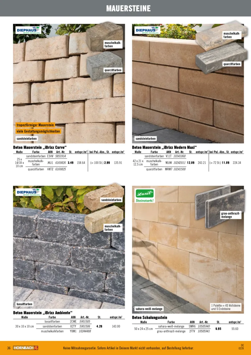 Hornbach Prospekt vom 12.02.2026, Seite 36