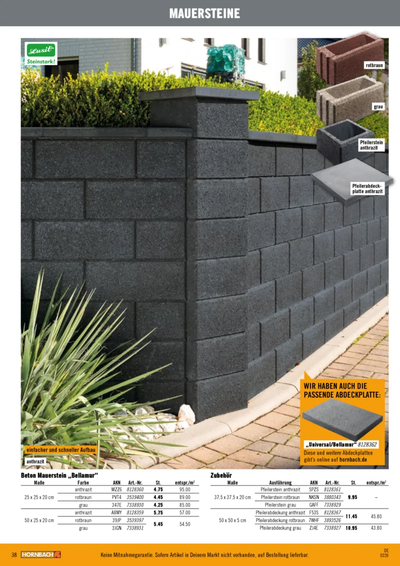 Hornbach Prospekt vom 12.02.2026, Seite 38