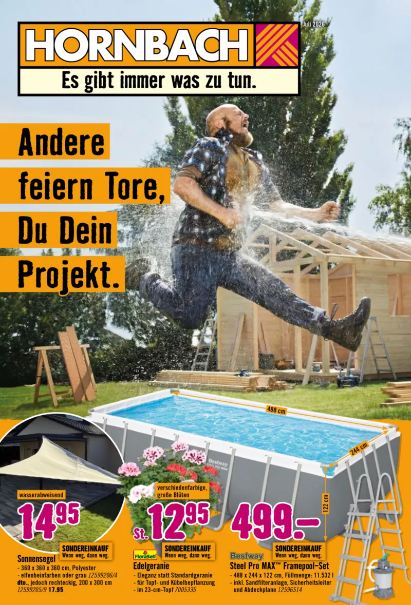 Hornbach Prospekt vom 27.06.2026, Seite 1