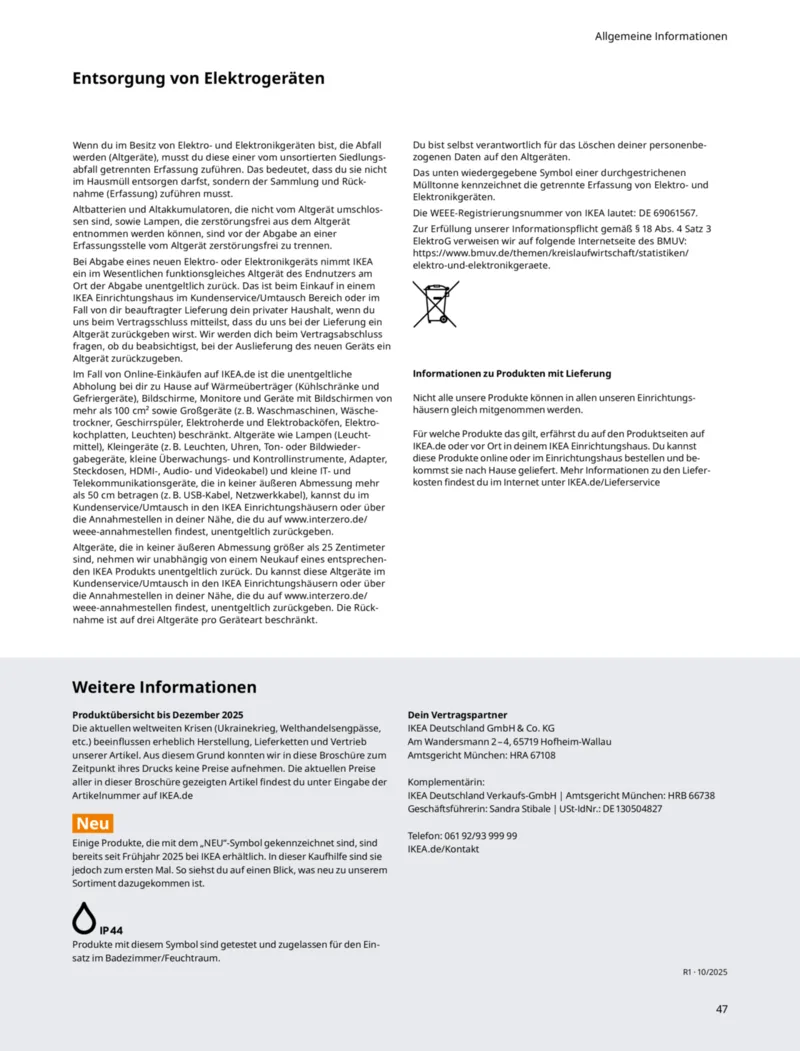 IKEA Prospekt vom 30.09.2025, Seite 47