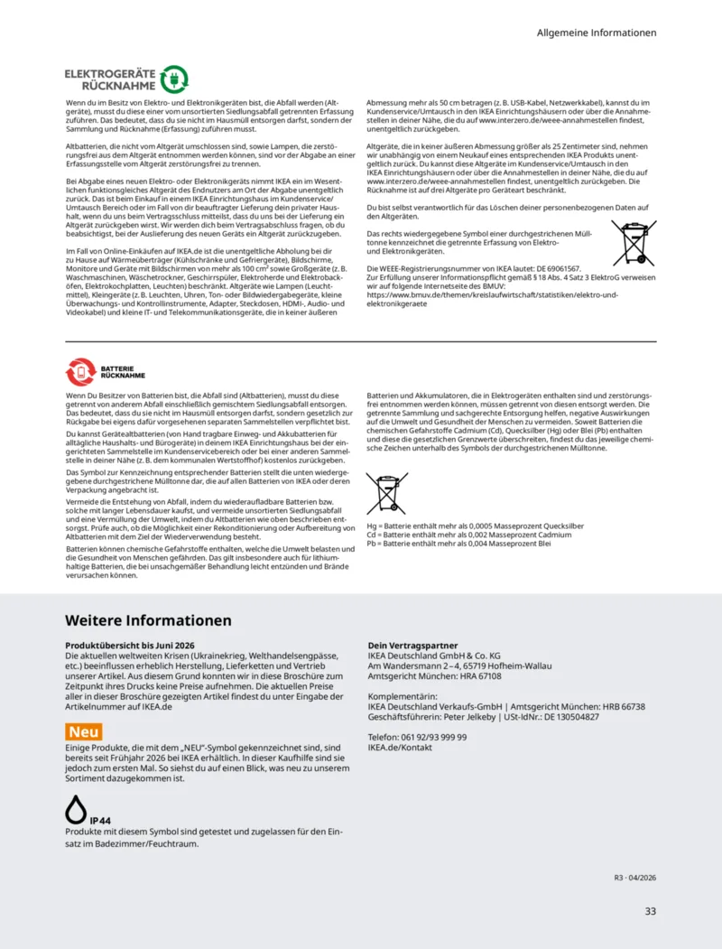 IKEA Prospekt vom 01.04.2026, Seite 33