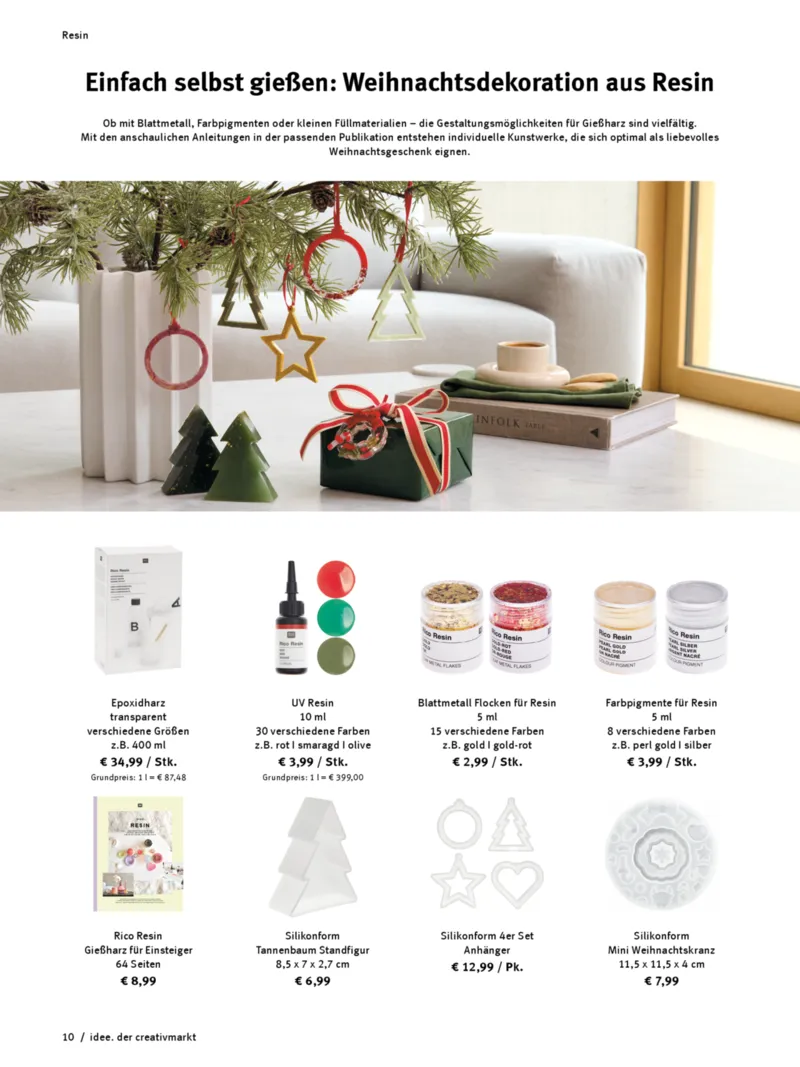idee. der creativmarkt Prospekt vom 24.11.2025, Seite 10