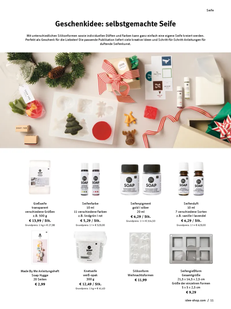 idee. der creativmarkt Prospekt vom 24.11.2025, Seite 11