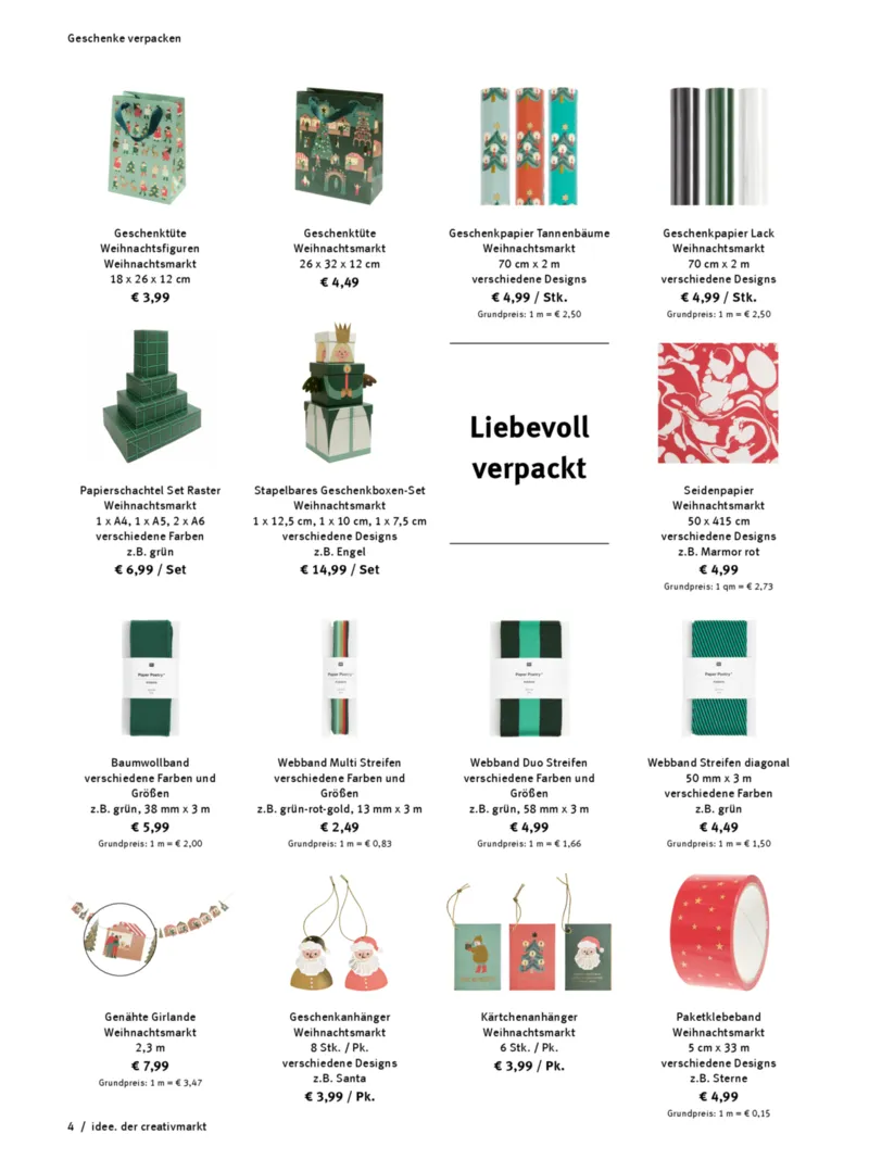idee. der creativmarkt Prospekt vom 24.11.2025, Seite 4