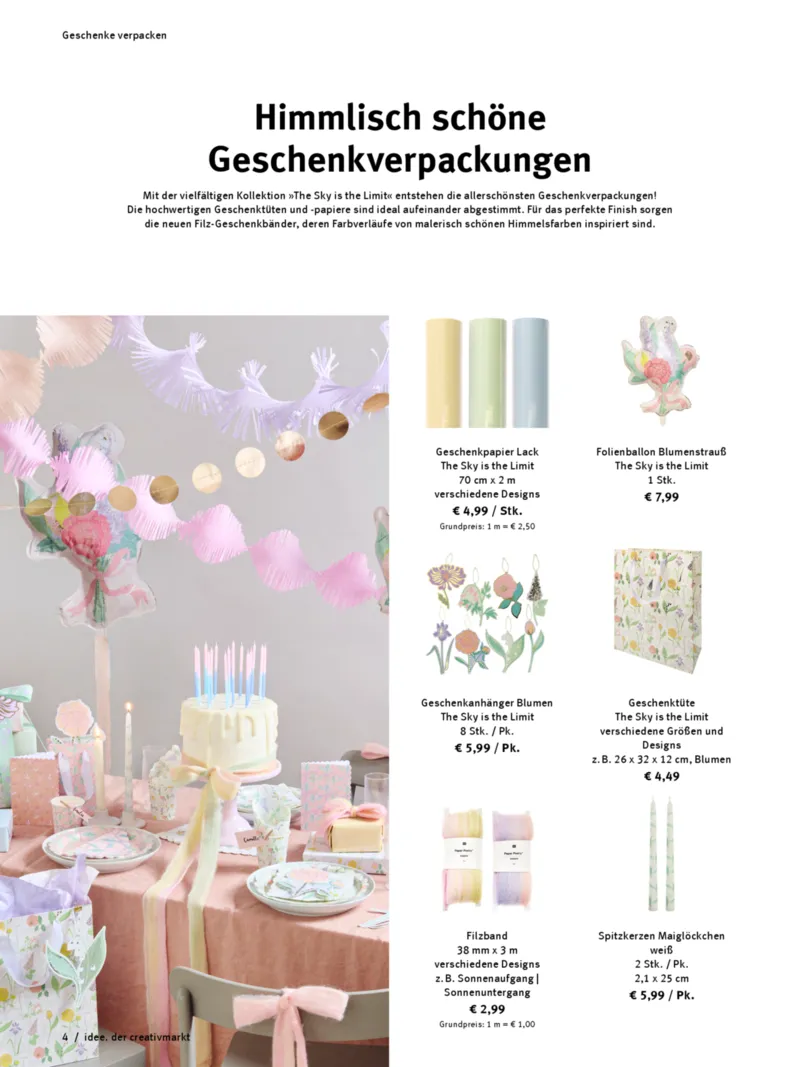 idee. der creativmarkt Prospekt vom 12.01.2026, Seite 4