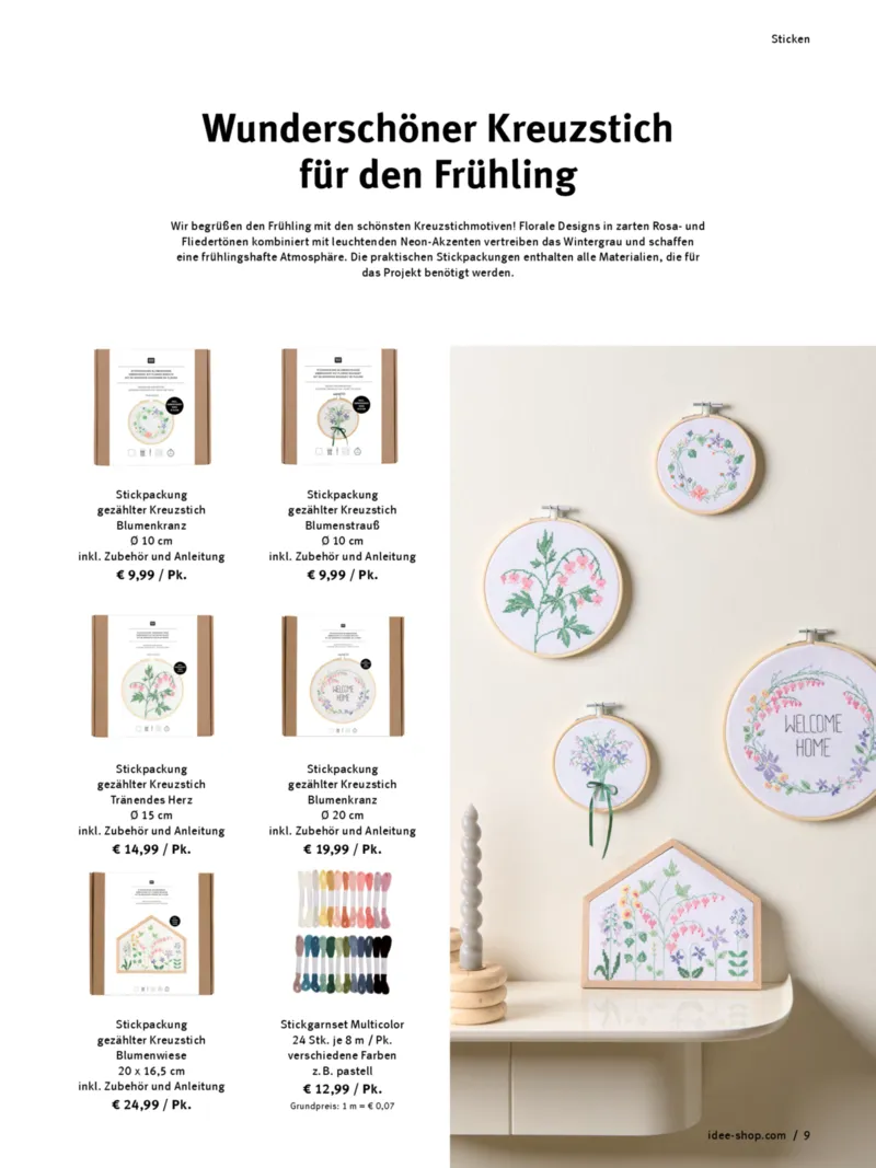 idee. der creativmarkt Prospekt vom 12.01.2026, Seite 9