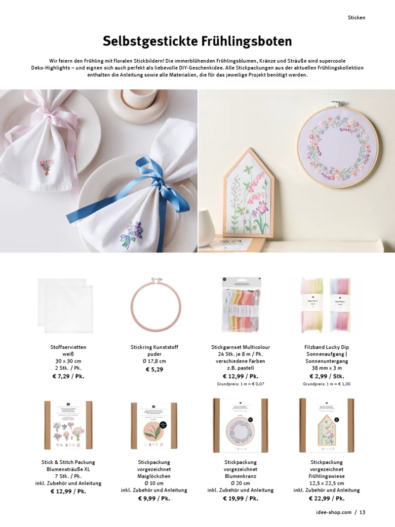 idee. der creativmarkt Prospekt vom 23.02.2026, Seite 13