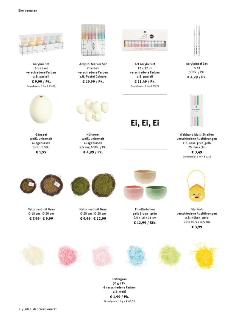 idee. der creativmarkt Prospekt vom 23.02.2026, Seite 2