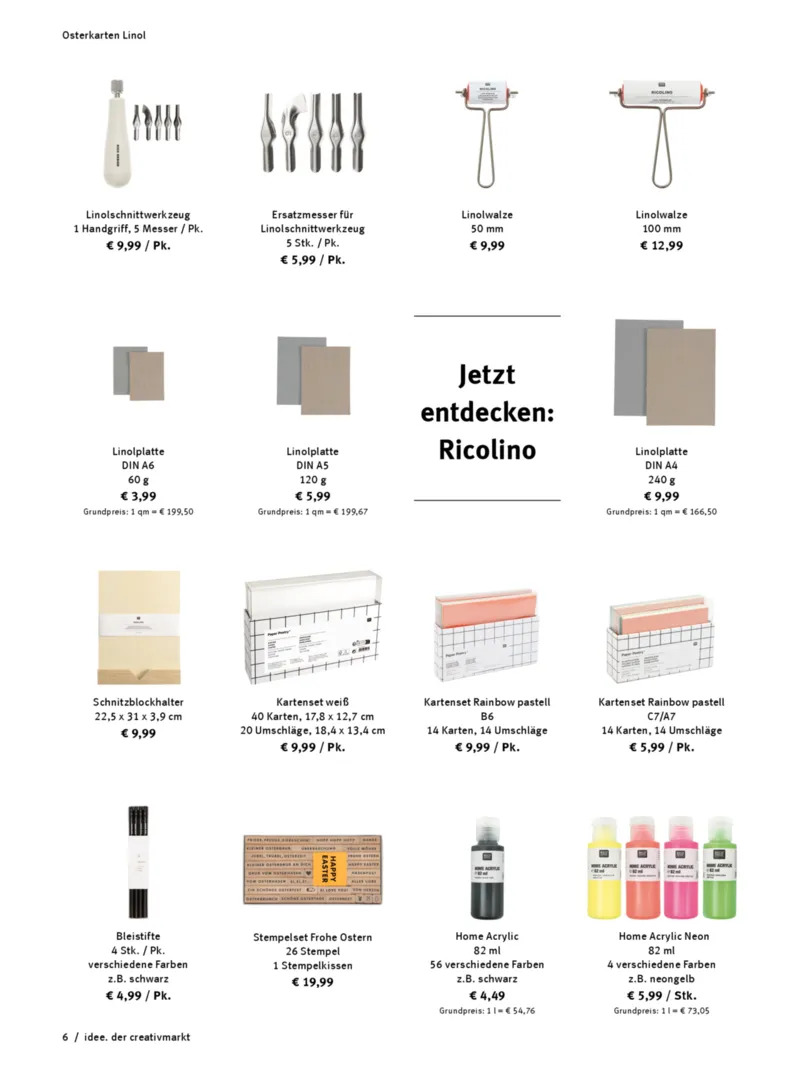 idee. der creativmarkt Prospekt vom 23.02.2026, Seite 6