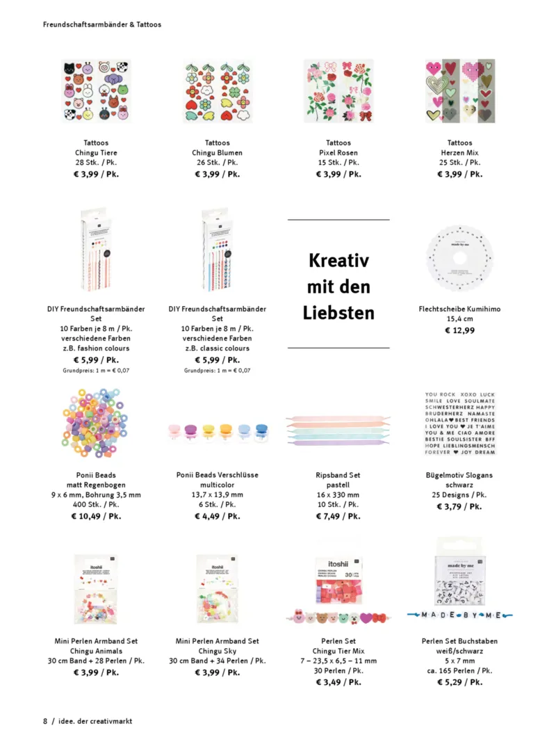 idee. der creativmarkt Prospekt vom 20.04.2026, Seite 8