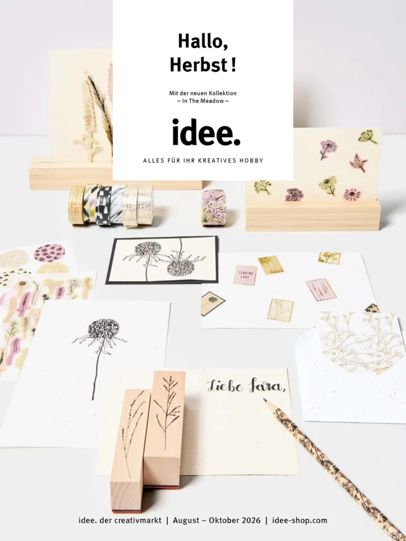 idee. der creativmarkt Prospekt vom 17.08.2026, Seite 1