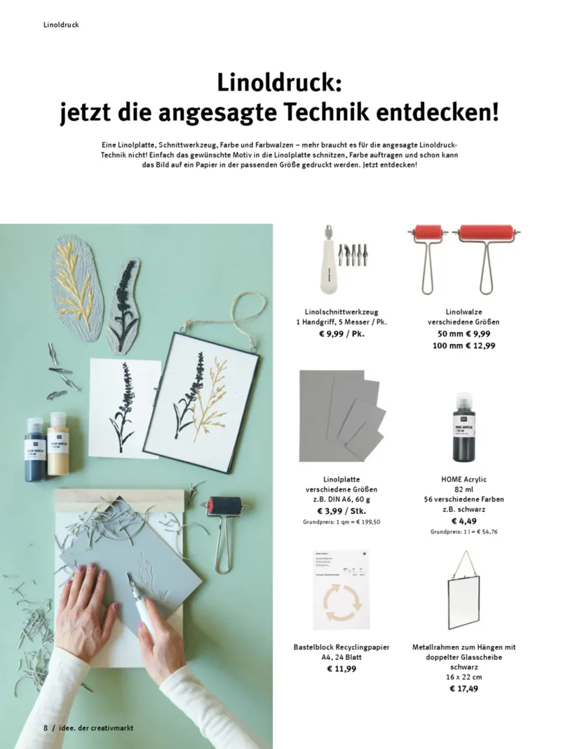 idee. der creativmarkt Prospekt vom 17.08.2026, Seite 8