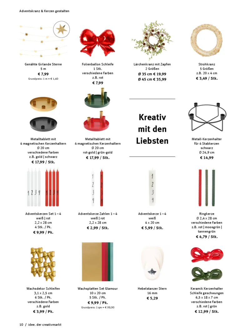 idee. der creativmarkt Prospekt vom 12.10.2026, Seite 10