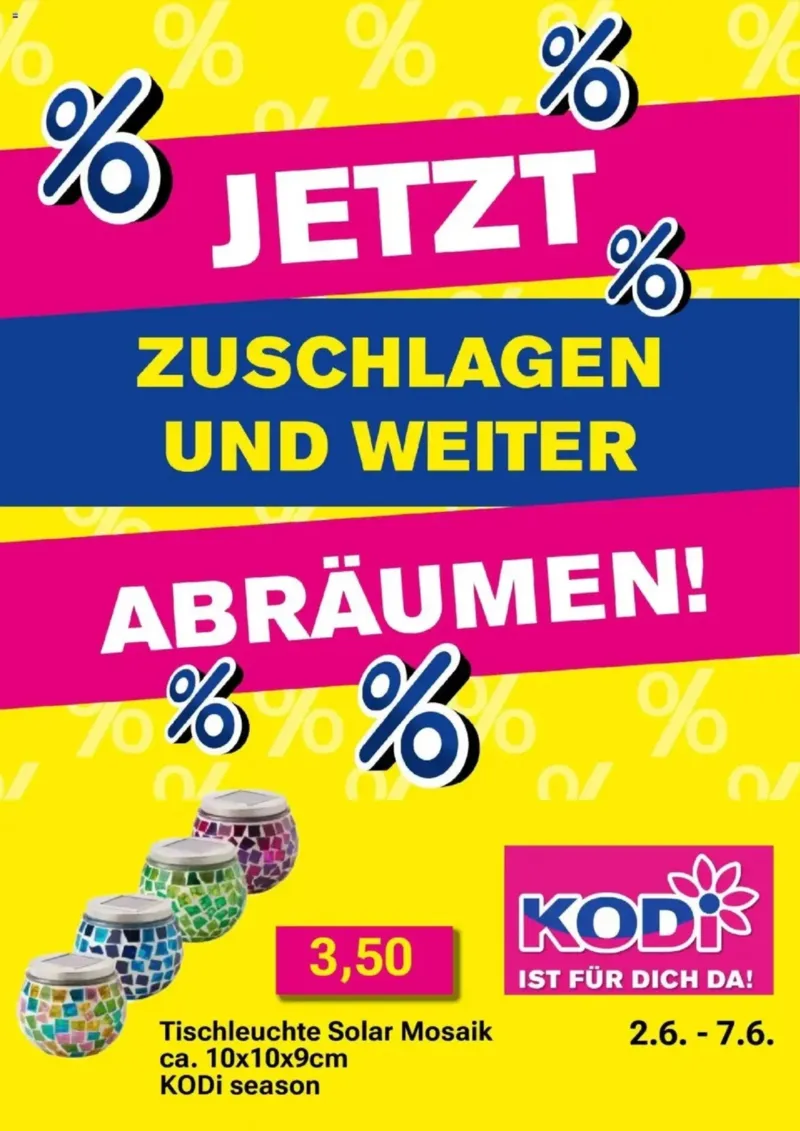 KODi Prospekt vom 02.06.2025, Seite 1