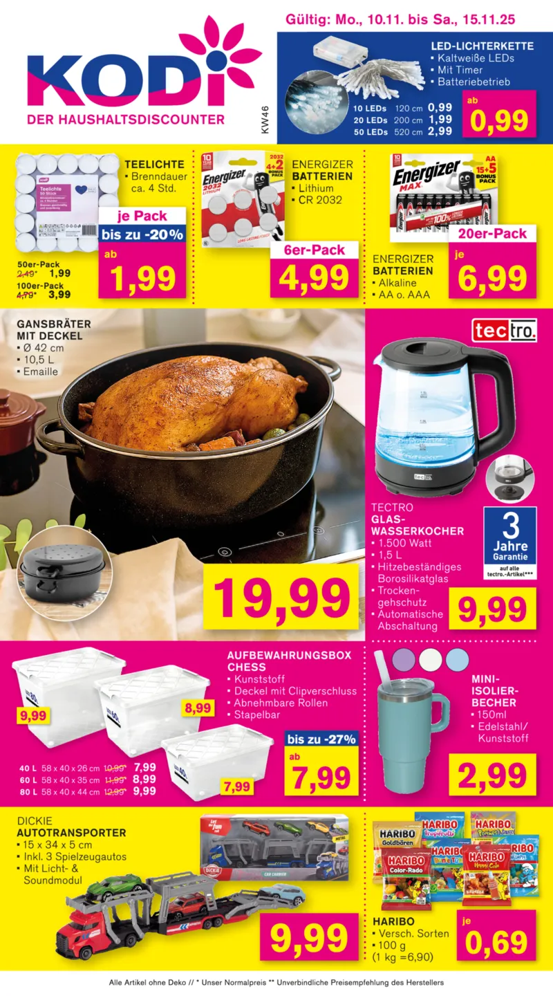 KODi Prospekt vom 10.11.2025, Seite 1