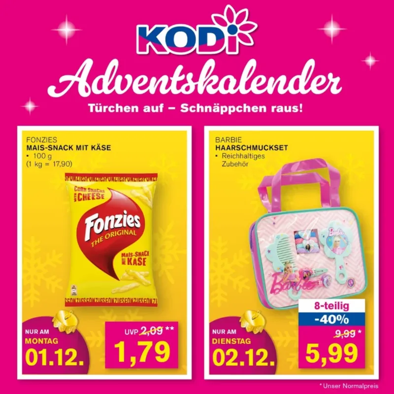 KODi Prospekt vom 01.12.2025, Seite 1