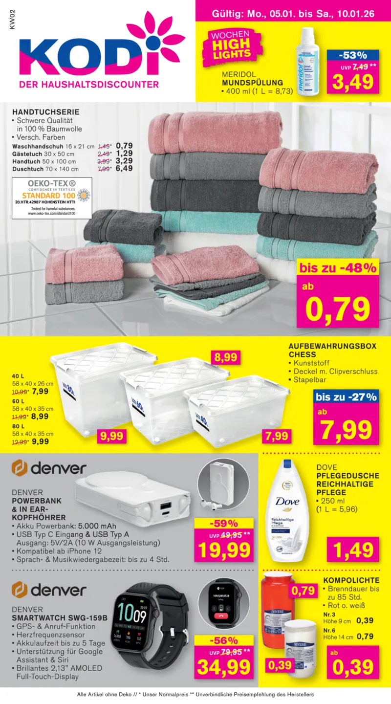 KODi Prospekt vom 05.01.2026, Seite 1