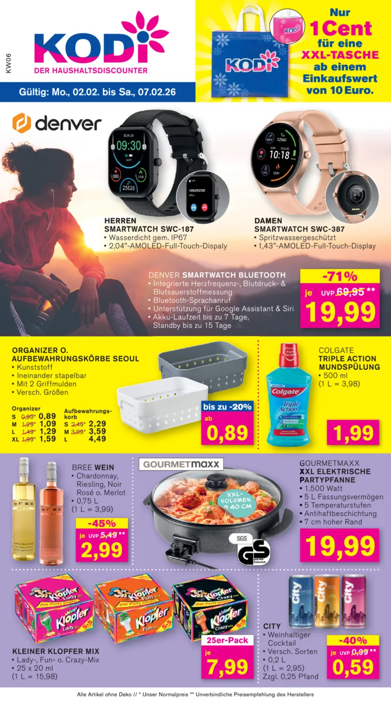KODi Prospekt vom 02.02.2026, Seite 1