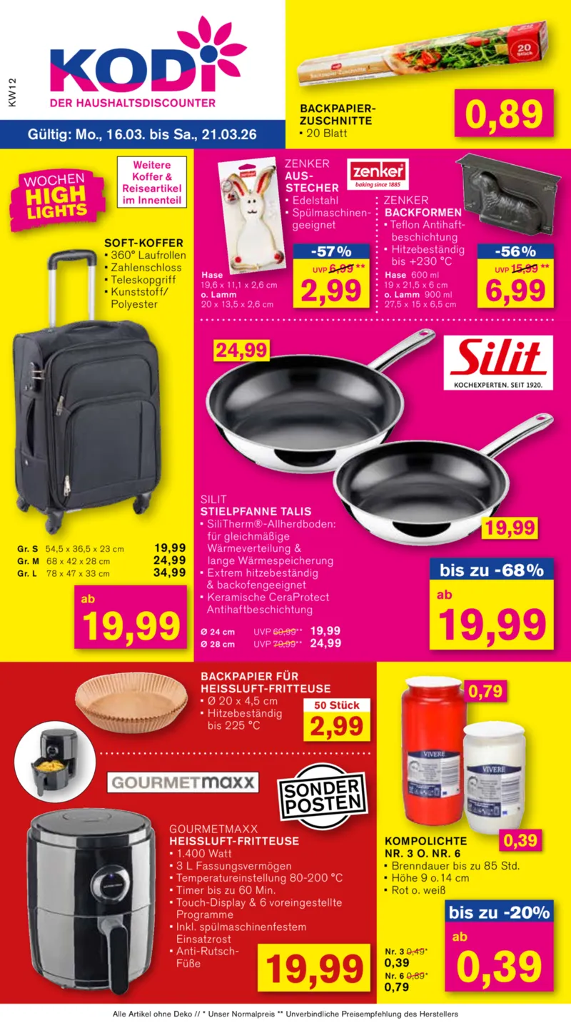 KODi Prospekt vom 16.03.2026, Seite 1