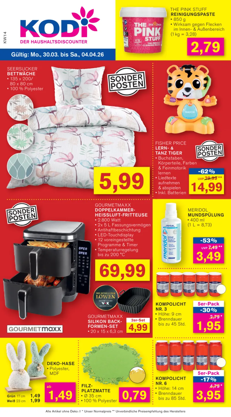 KODi Prospekt vom 30.03.2026, Seite 1