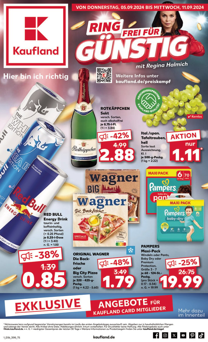 Kaufland Prospekt vom 05.09.2024, Seite 1