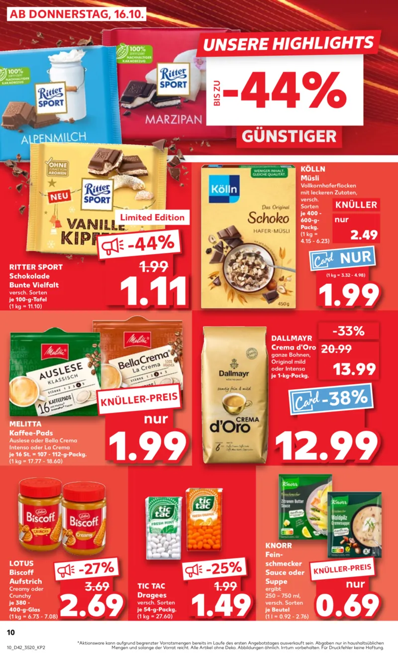 Kaufland Prospekt vom 16.10.2025, Seite 10 Kaufland Prospekt vom 16.10.2025, Seite 10