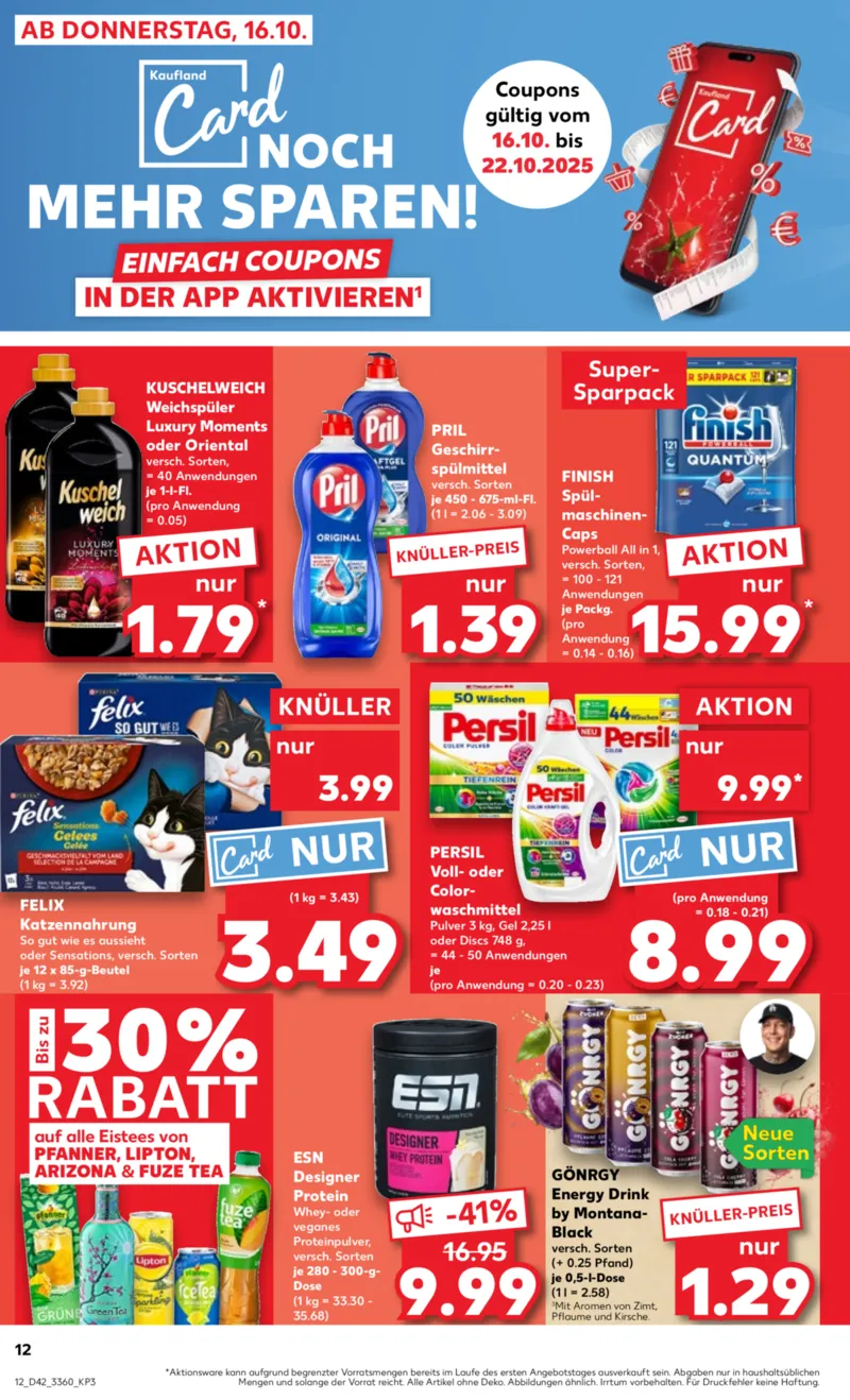 Kaufland Prospekt vom 16.10.2025, Seite 12 Kaufland Prospekt vom 16.10.2025, Seite 12