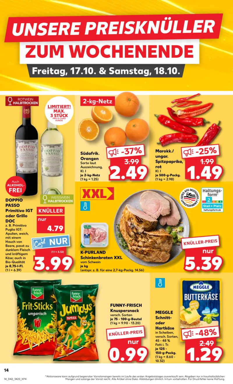 Kaufland Prospekt vom 16.10.2025, Seite 14 Kaufland Prospekt vom 16.10.2025, Seite 14