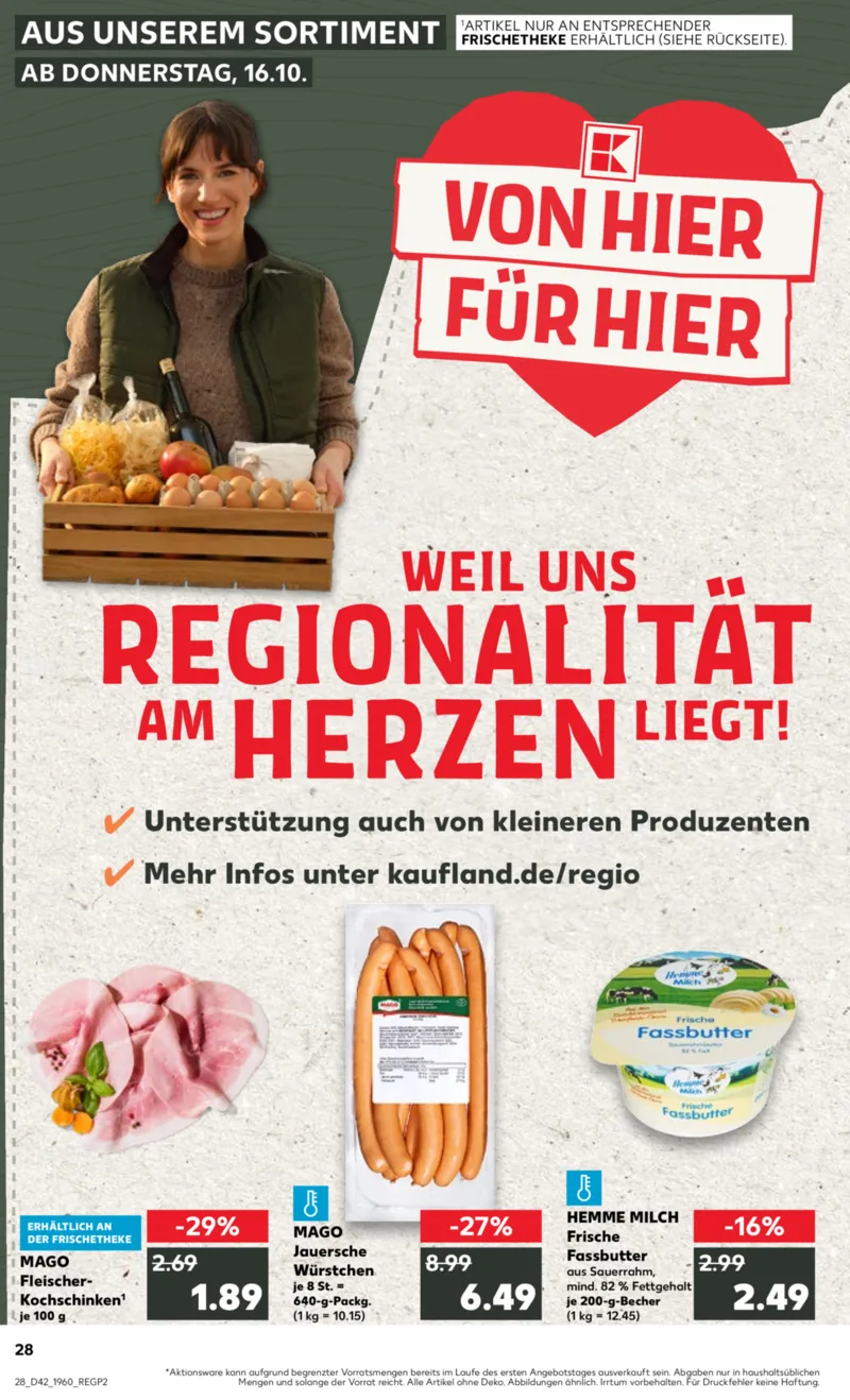 Kaufland Prospekt vom 16.10.2025, Seite 28 Kaufland Prospekt vom 16.10.2025, Seite 28