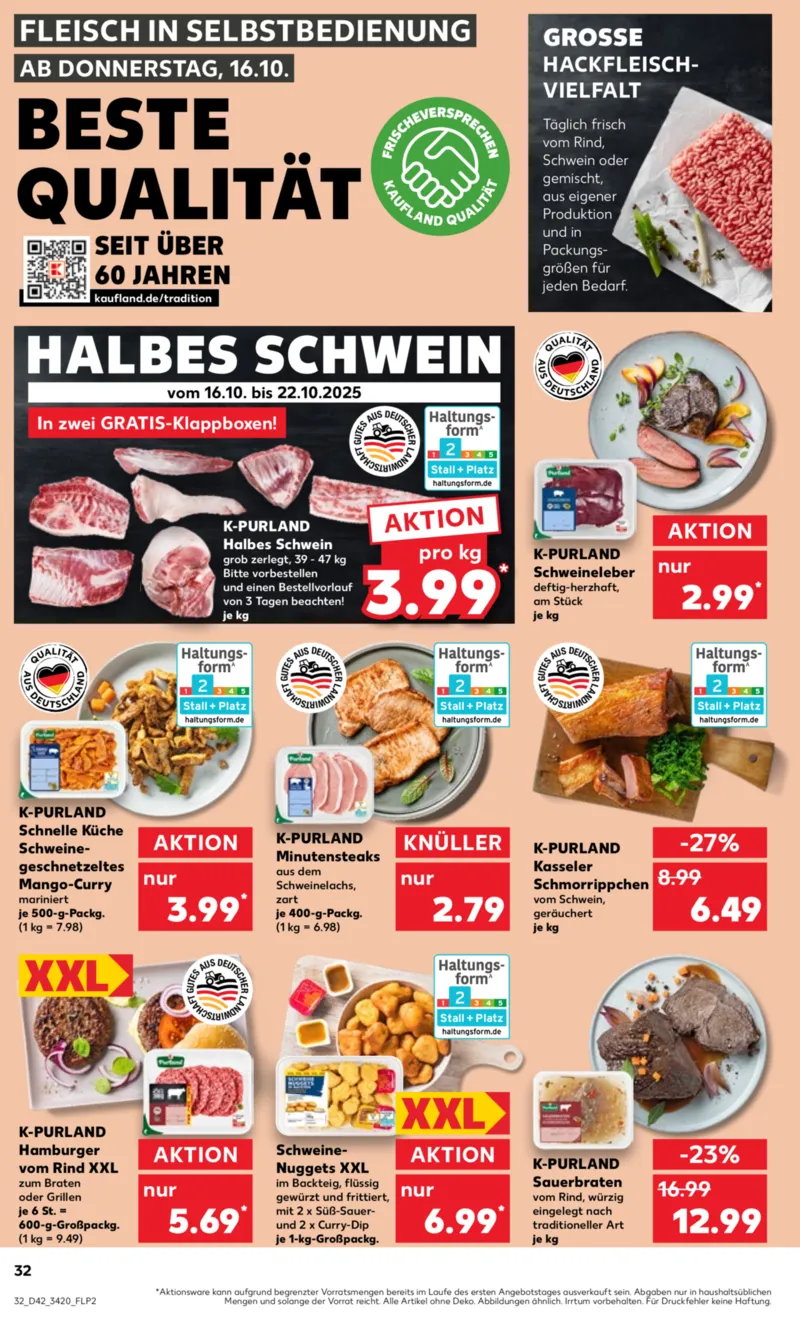 Kaufland Prospekt vom 16.10.2025, Seite 32 Kaufland Prospekt vom 16.10.2025, Seite 32