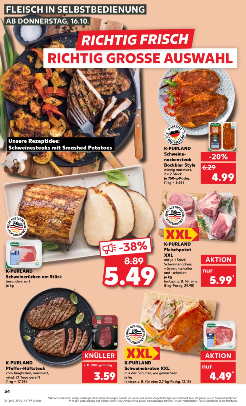 Kaufland Prospekt vom 16.10.2025, Seite 34 Kaufland Prospekt vom 16.10.2025, Seite 34