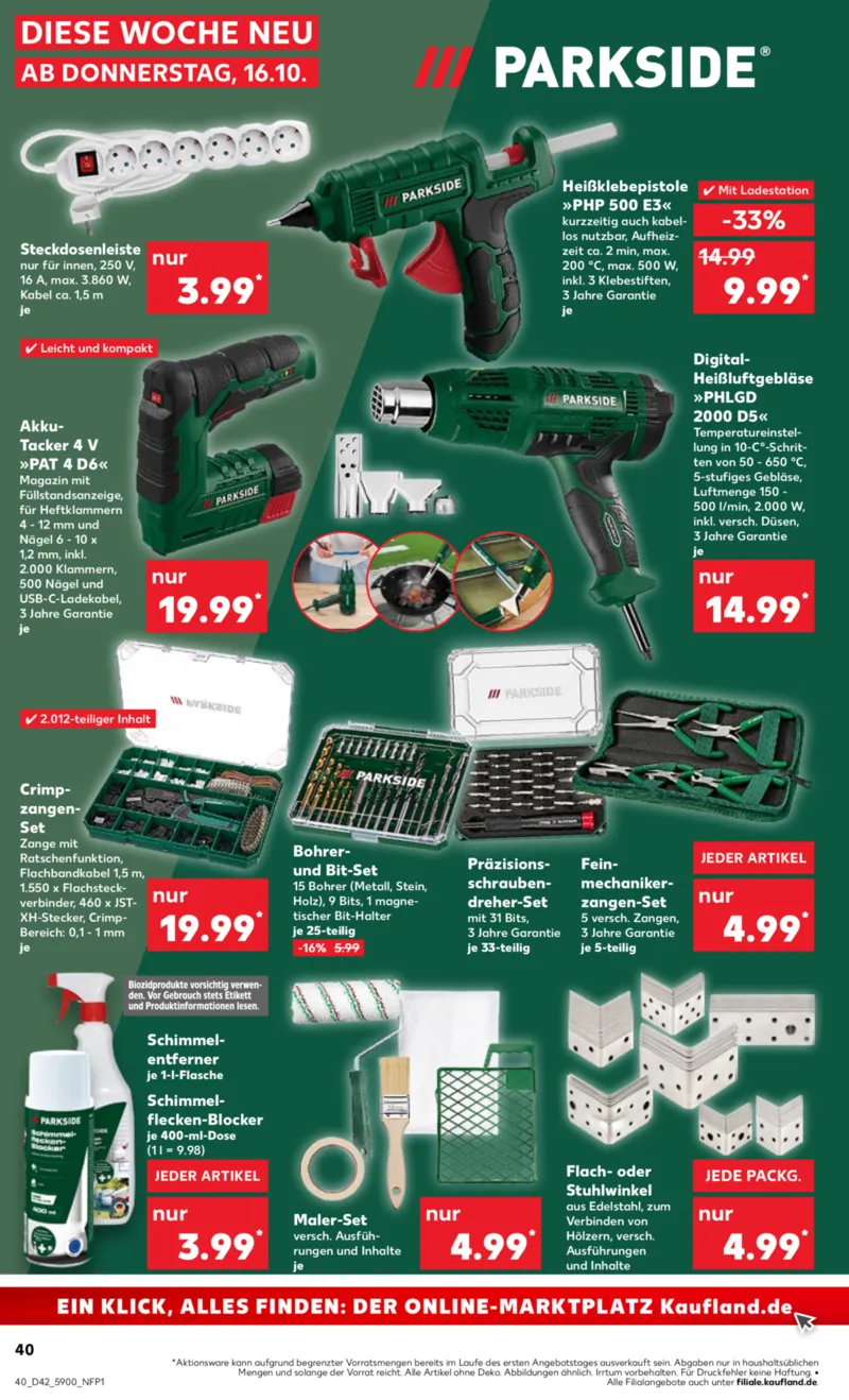 Kaufland Prospekt vom 16.10.2025, Seite 40 Kaufland Prospekt vom 16.10.2025, Seite 40