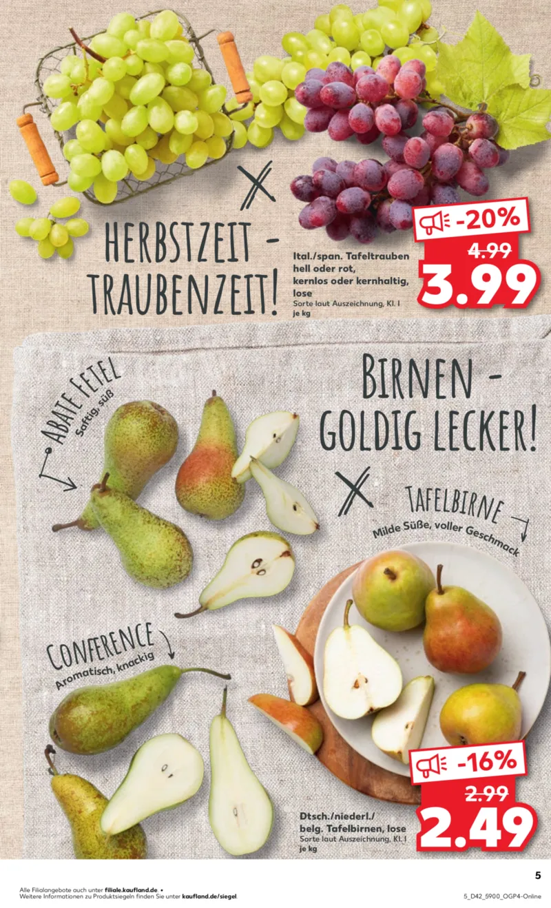Kaufland Prospekt vom 16.10.2025, Seite 5 Kaufland Prospekt vom 16.10.2025, Seite 5