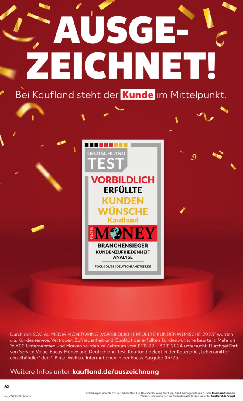 Kaufland Prospekt vom 16.10.2025, Seite 62 Kaufland Prospekt vom 16.10.2025, Seite 62