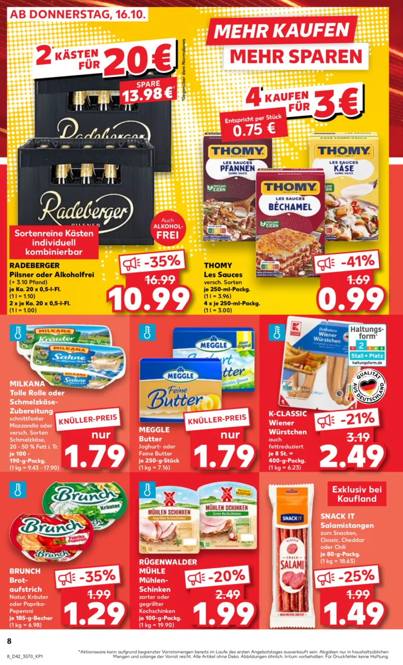 Kaufland Prospekt vom 16.10.2025, Seite 8 Kaufland Prospekt vom 16.10.2025, Seite 8