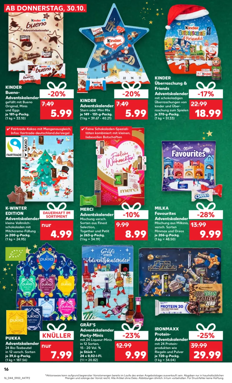 Kaufland Prospekt vom 30.10.2025, Seite 16