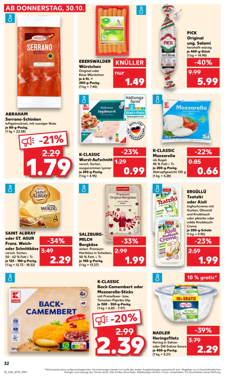 Kaufland Prospekt vom 30.10.2025, Seite 32