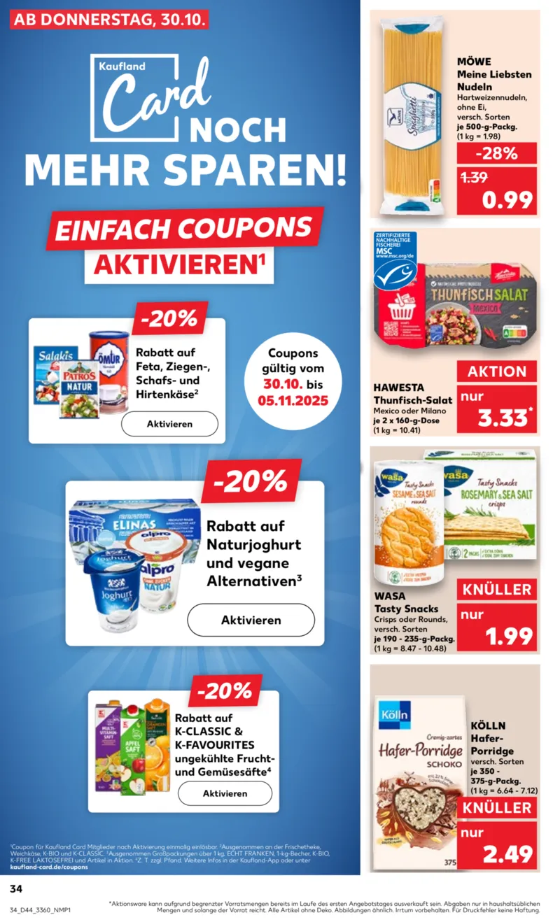 Kaufland Prospekt vom 30.10.2025, Seite 34