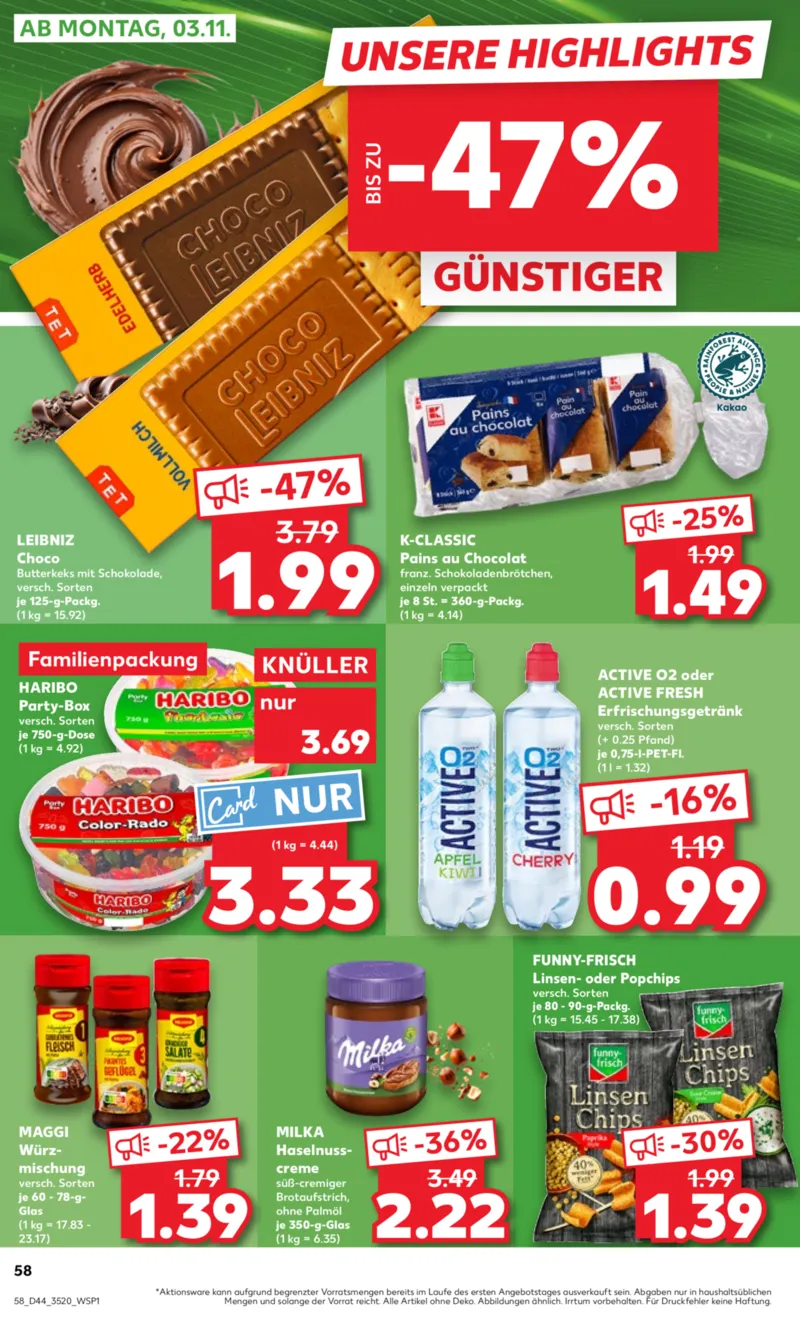 Kaufland Prospekt vom 30.10.2025, Seite 58