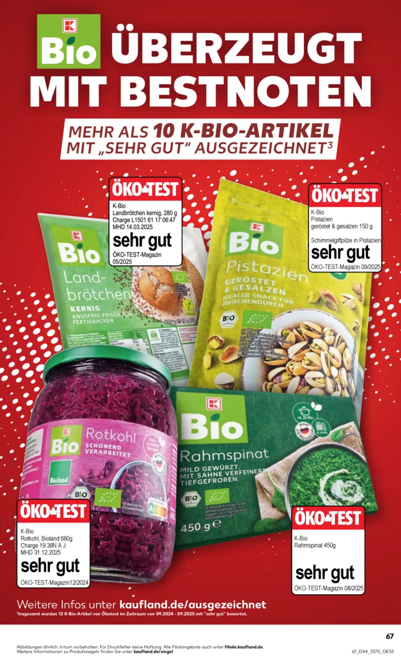 Kaufland Prospekt vom 30.10.2025, Seite 67